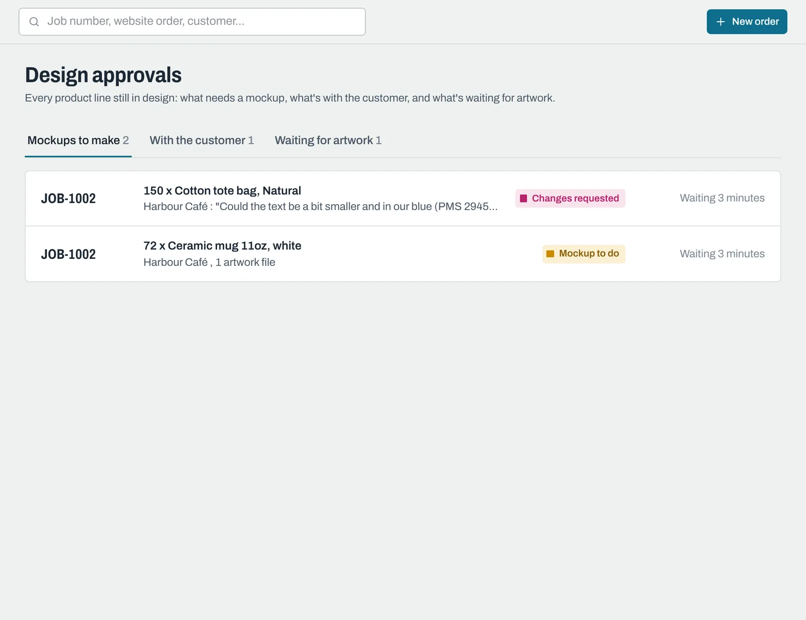 Design approvals